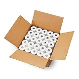 ShopSmartOnline (100 Cases) 2 1/4 x 85 (48 GSM Paper thickness) Thermal Paper rolls Fits Most Credit Card Terminals VX510 VX570 FD50 T4220 FD50 FD55 FD130 T4220 T4230