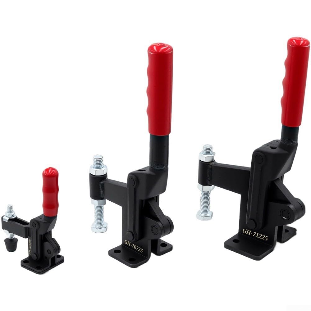 Heavy Duty verticale per morsetto a levetta con azione a sgancio rapido per macchinari e uso automobilistico costruito da robusto materiale d'acciaio (GH-70725)