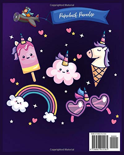 Unicorn Blank Sticker Book: Gifts for Unicorn Lovers – Unicorn Ultimate Blank Sticker Book for Kids - Stickers Album for Collecting Stickers - Unicorn ... Book for Girls - Unicorn Stickers Collection image 2