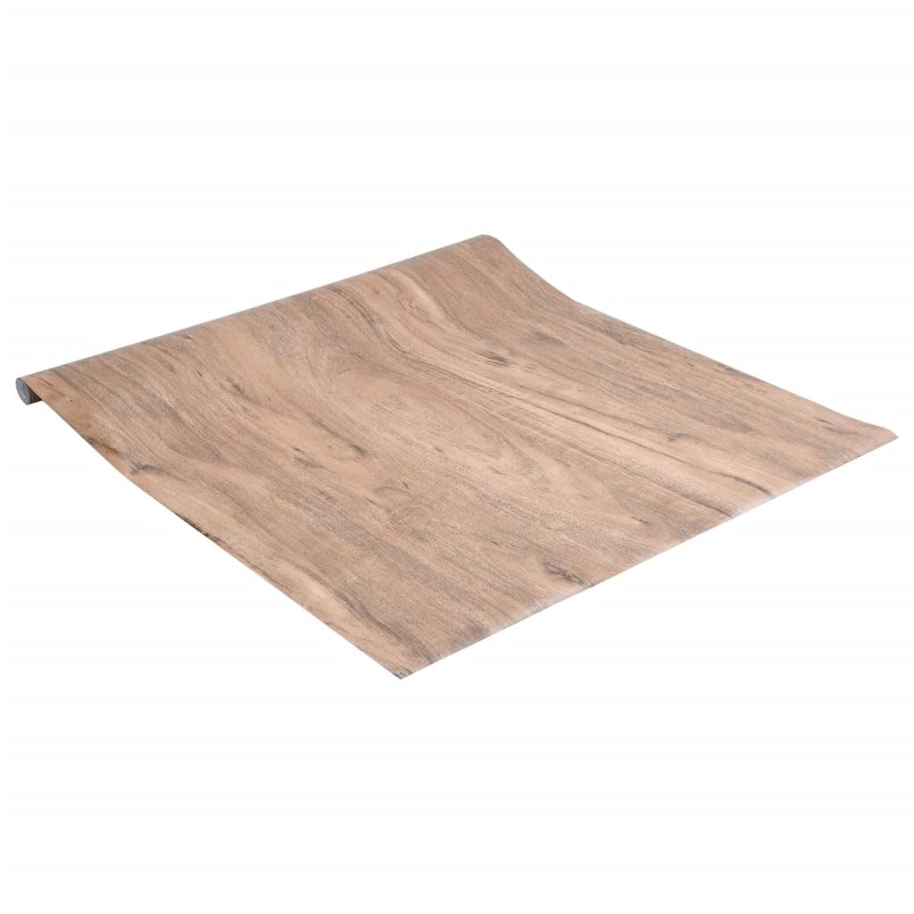 vidaXL Meubelfolie zelfklevend 90x500 cm PVC matzwart, plakfolie