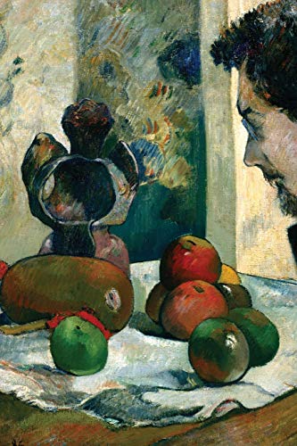 Art Journal: Paul Gauguin - Still Life with Profile of Laval - Art Cover College Ruled Notebook | 110 Pages