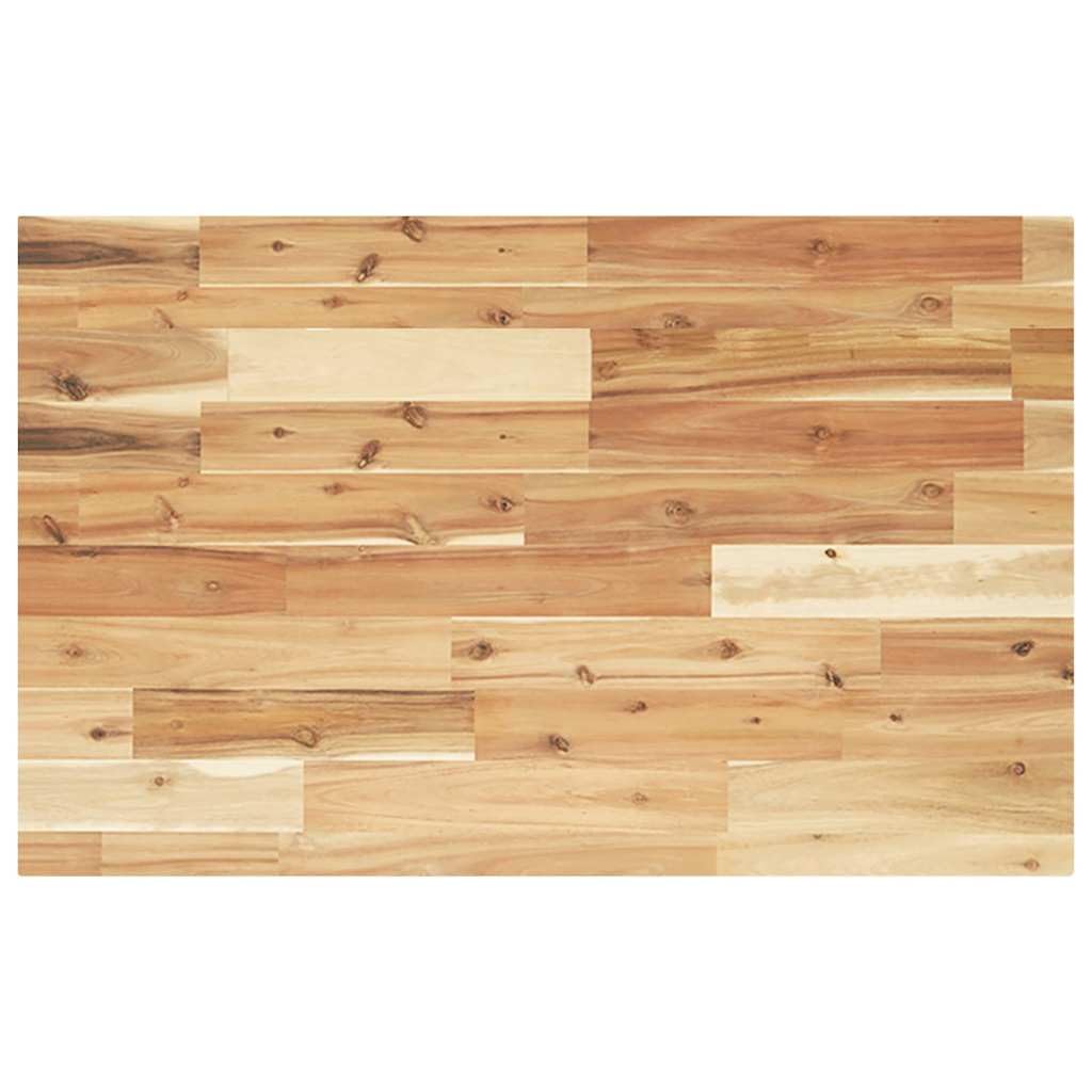 vidaXL Piano Scrivania a Olio 60x50x4 cm Legno Massello di Acacia, Piano di Lavoro, Piano di Lavoro Bagno, Piano di Lavoro Garage