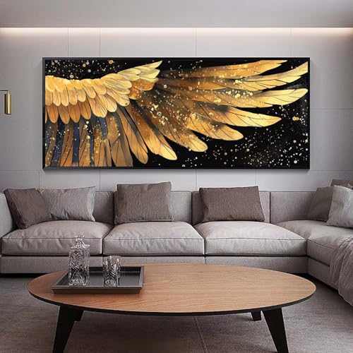 Diamond painting adulte femme motif plumes, idée cadeau 5D