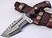 KE-0698-HK Custom Handmade Damascus Steel Tracker Knife - Stunning Handle
