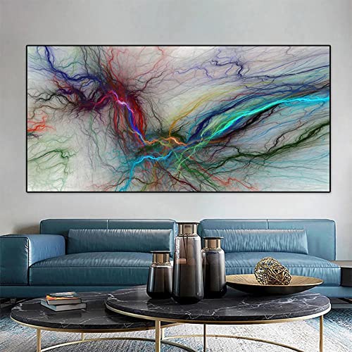 Impression Toile One Piece Décoration Murale Salon Abstrait 70x140 - 3