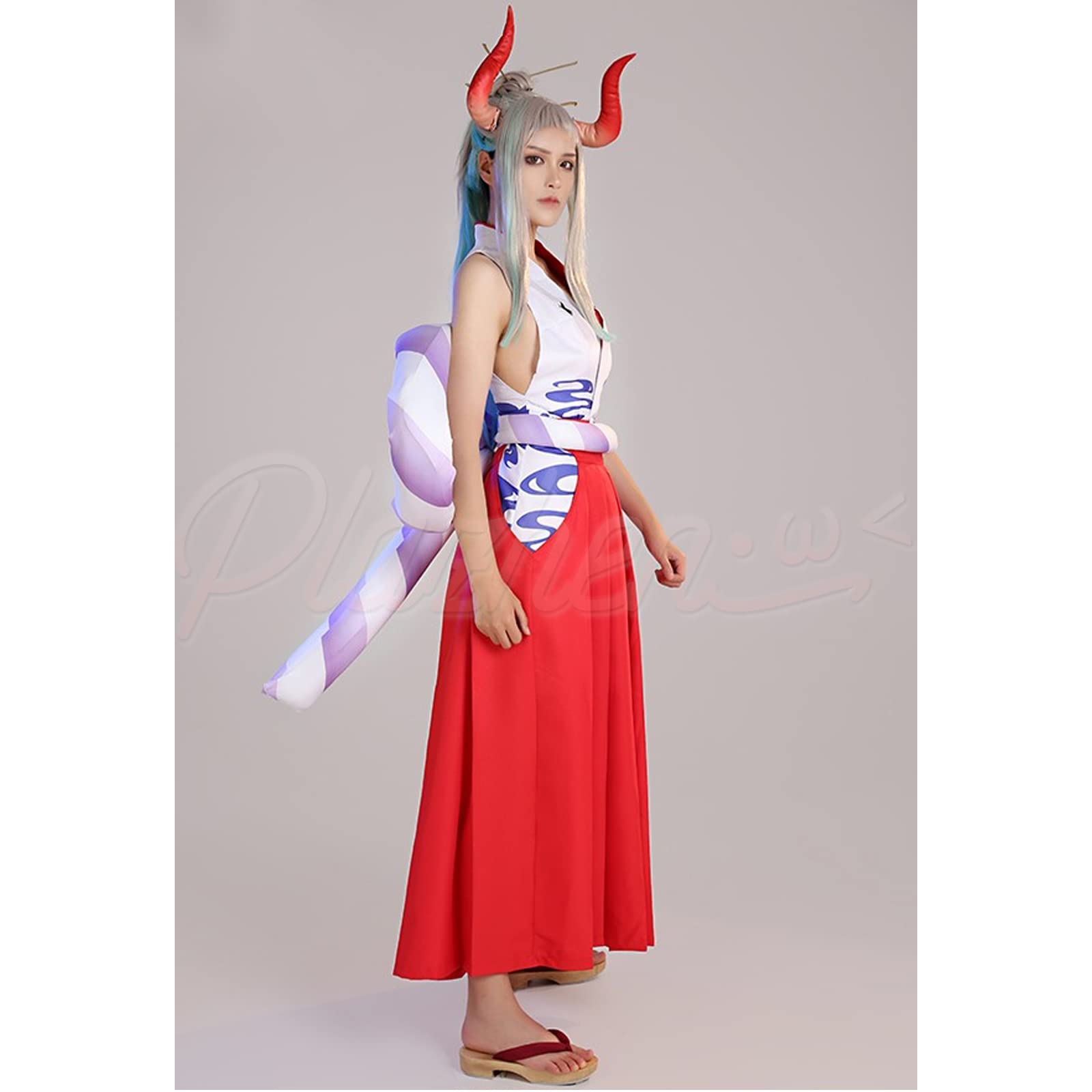 ONEPIECE ヤマト コスプレ 衣装 ウィッグ付き ONEPIECE ヤマト YAMATO コスプレ衣装