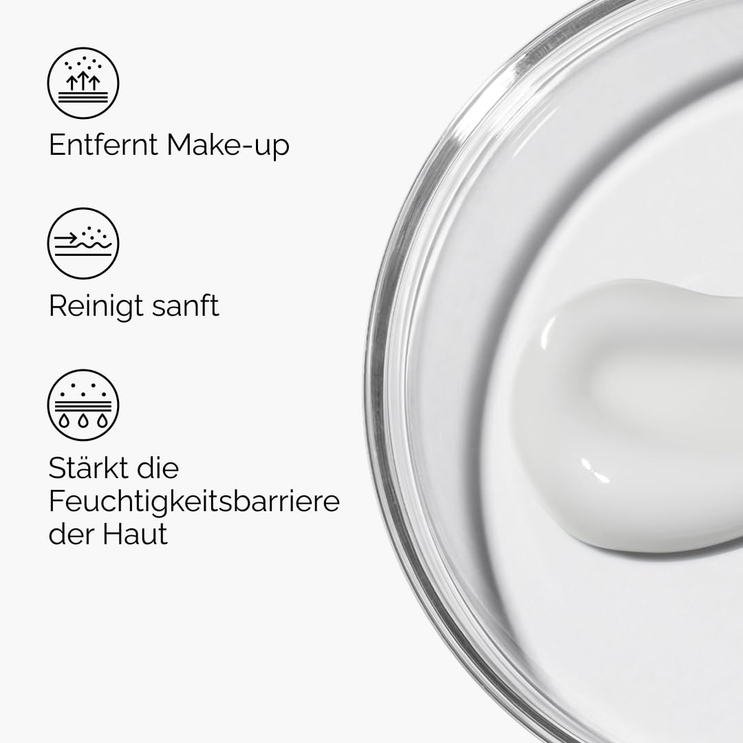 The Ordinary Squalane Cleanser, Feuchtigkeitsspendender Make-up-Entferner, unterstützt die Feuchtigkeitsbarriere, 150ml