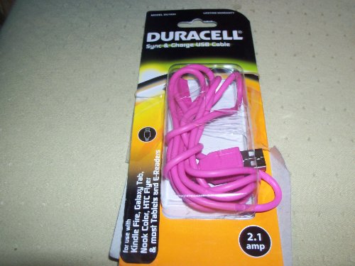 Duracell 4326667998 Sync & Charge Usb Cable cover