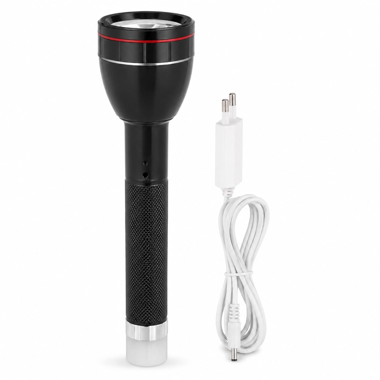 Rechargeable LED Flashlight Torch with Long Range Beam, High Brightness Search Light-picture-18