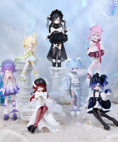 Muñeca articulada CALEMBOU BJD 18 cm Ocean Gemstone miniatura 2