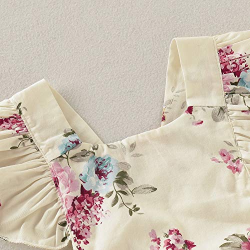 Baobaolai Macacão Infantil com Estampa Floral