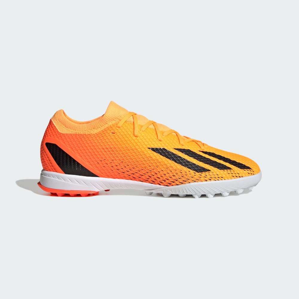adidas Unisex X SPEEDPORTAL.3 Turf Soccer Shoe, Solar Gold/Black/Team Solar Orange, 11.5 US Men