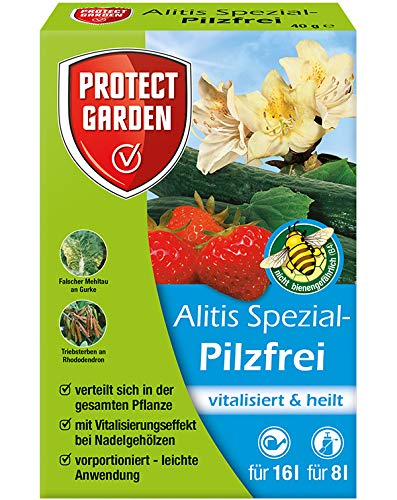 PROTECT GARDEN Alitis Spezial-Pilzfrei (ehem. Bayer Garten Aliette), bekämpft Pilzkrankheiten wie Phytophthora an Zierpflanzen, Obst und Gemüse, in praktischen Portionsbeuteln, 40 g