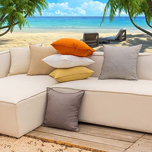 Home Brilliant HBFSFM1608 Pillow Covers Outdoor Black Throw Pillows Waterproof Linen Decorative Pillow Cases thumb #6