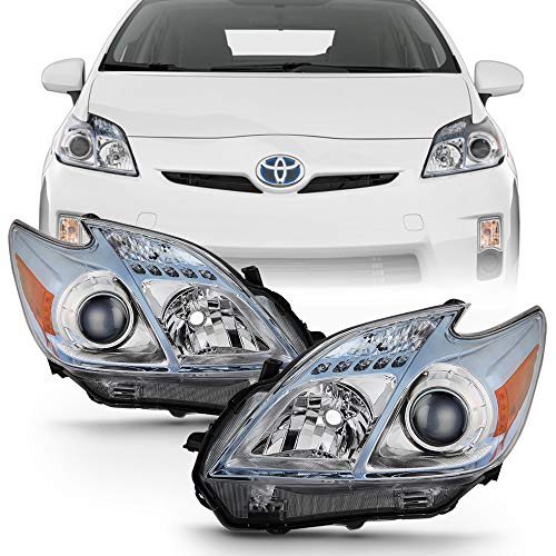 ACANII - For [Halogen Model Only] 2010-2011 Toyota Prius Factory Style Projector Headlights Headlamps Driver & Passenger