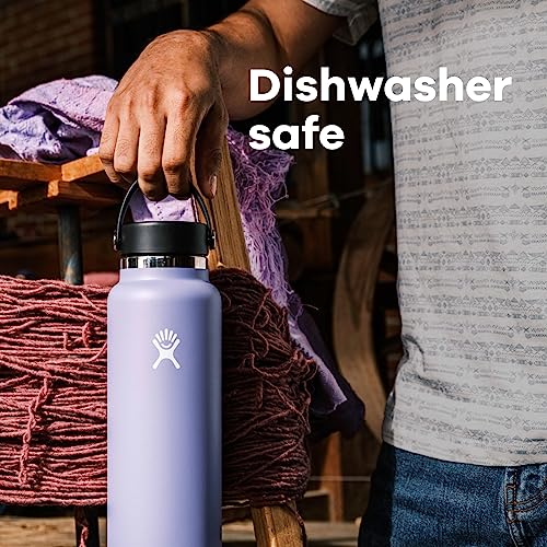 Hydro Flask Stainless Steel Wide Mouth Water Bottle with Flex Cap and Double-Wall Vacuum Insulation - Image 6