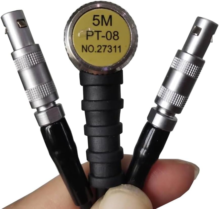 Colección de sonda transductora ultrasónica para medición de espesores para UM-1, UM-1D, UM-2, UM-2D, UM-4, UM-4D, UM-5, UM-5D, frecuencia 5 MHz, diámetro de cristal 8 mm, rango de medición 1,0 a 100 mm miniatura 1