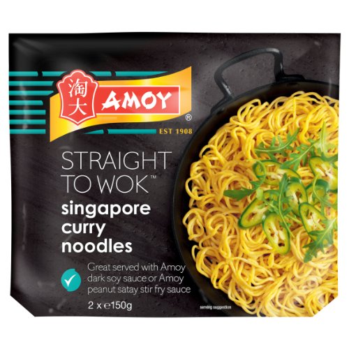 Amoy Dritto Al Wok Noodles Di Singapore (2 Per Confezione - 300g) (Confezione da 6)
