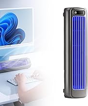 Portable Air Conditioner Cooling Fan Quiet with 3 Speeds, 2026 New Mini Cooling Fan with 3 Speeds & LED Touch Screen, USB Charging Air Cooler for Bedroom Office Home (Grey)