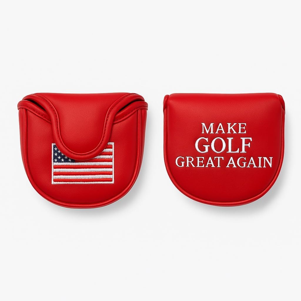 Make Golf Great Again Red Mallet Putter Cover