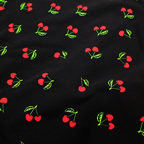 Shekini Women's Crossover Ruched Monokini Swimsuit Vintage Shirred One Piece Bathing Suit (Large/(Us Large), Cherry) #TOP4