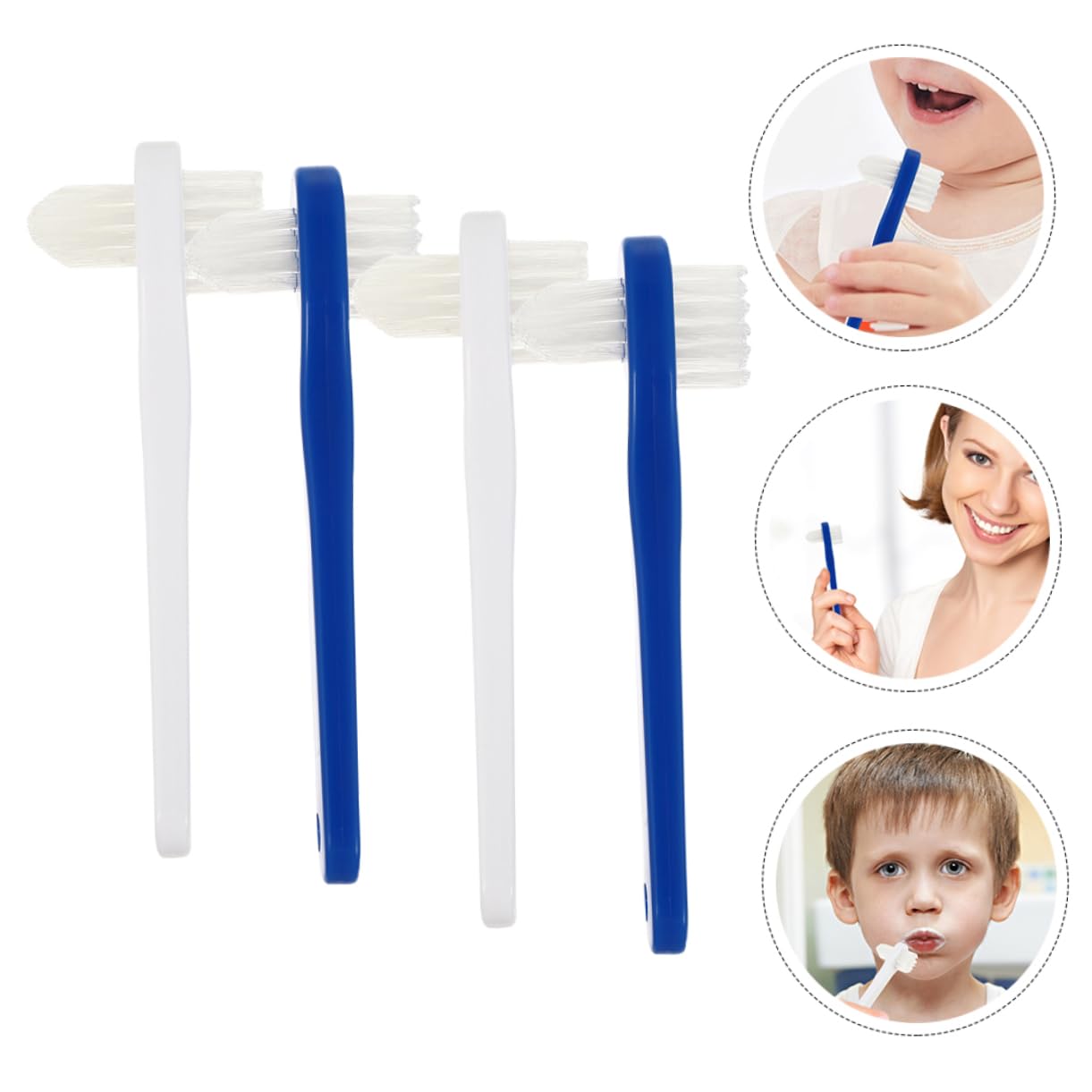 Healvian 20pezzi Spazzolino Per Adulto Spazzolino Multi- Per e Dentiere Design e Materiali Sicuri Colore Per Orale