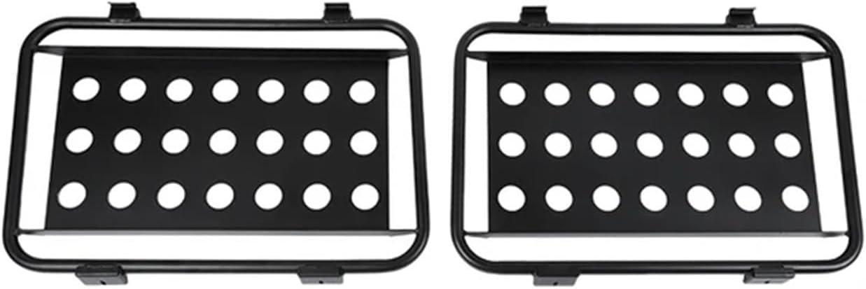 Car Rear Door Window Glass Armor Protect Decoration Frames Cover Compatible For Jeep Wrangler JL 2018-2022 Exterior Parts Accessories(Black style B)