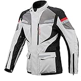 Construcción fuerte de Cordura. Impermeable y transpirable. Cremalleras de calidad. Tuberías reflectantes para una mayor visibilidad de la carretera.