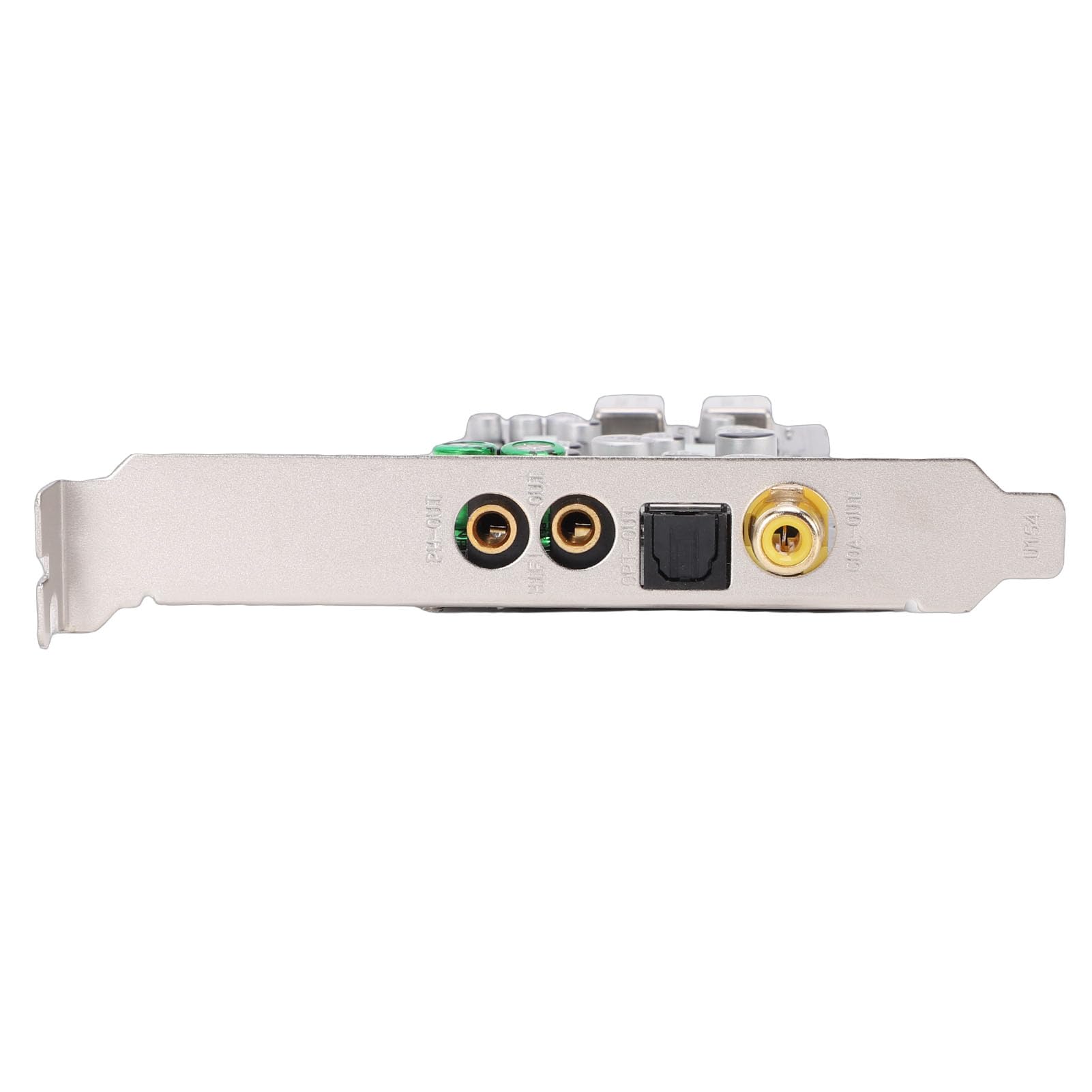 Denash Karta Dźwiękowa PCIE, Profesjonalny Dźwięk HiFi z Dwoma Przetwornikami DAC i Sterownikami Słuchawek, Obsługuje Wiele Częstotliwości Próbkowania 44,1 KHz 48 KHz 96, z