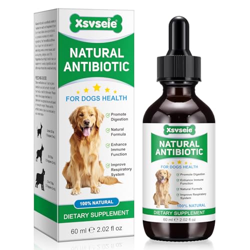 Hund Antibiotika, Antibiotika für Hunde, Hund Allergie & Juckreiz Relief, Hefe-Infektion Behandlung für Hunde, Hund Antibiotika für die Infektion, Bacon Flavor 60ml