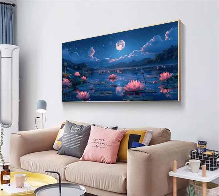 Peinture diamant S-707 grand format avec strass 5D et accessoires complets - 3