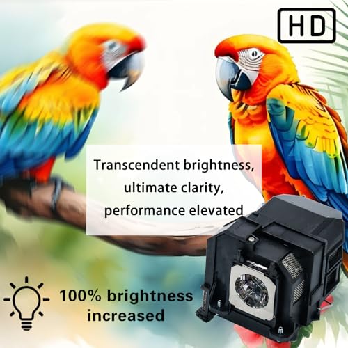 Image of V13H010L90 Replacement Projector Lamp Bulb for Epson ELPLP90 EB-670 EB-675w EB-675wi EB-680wi PowerLite 675W EB670 EB675W EB675Wi 675W with Housing