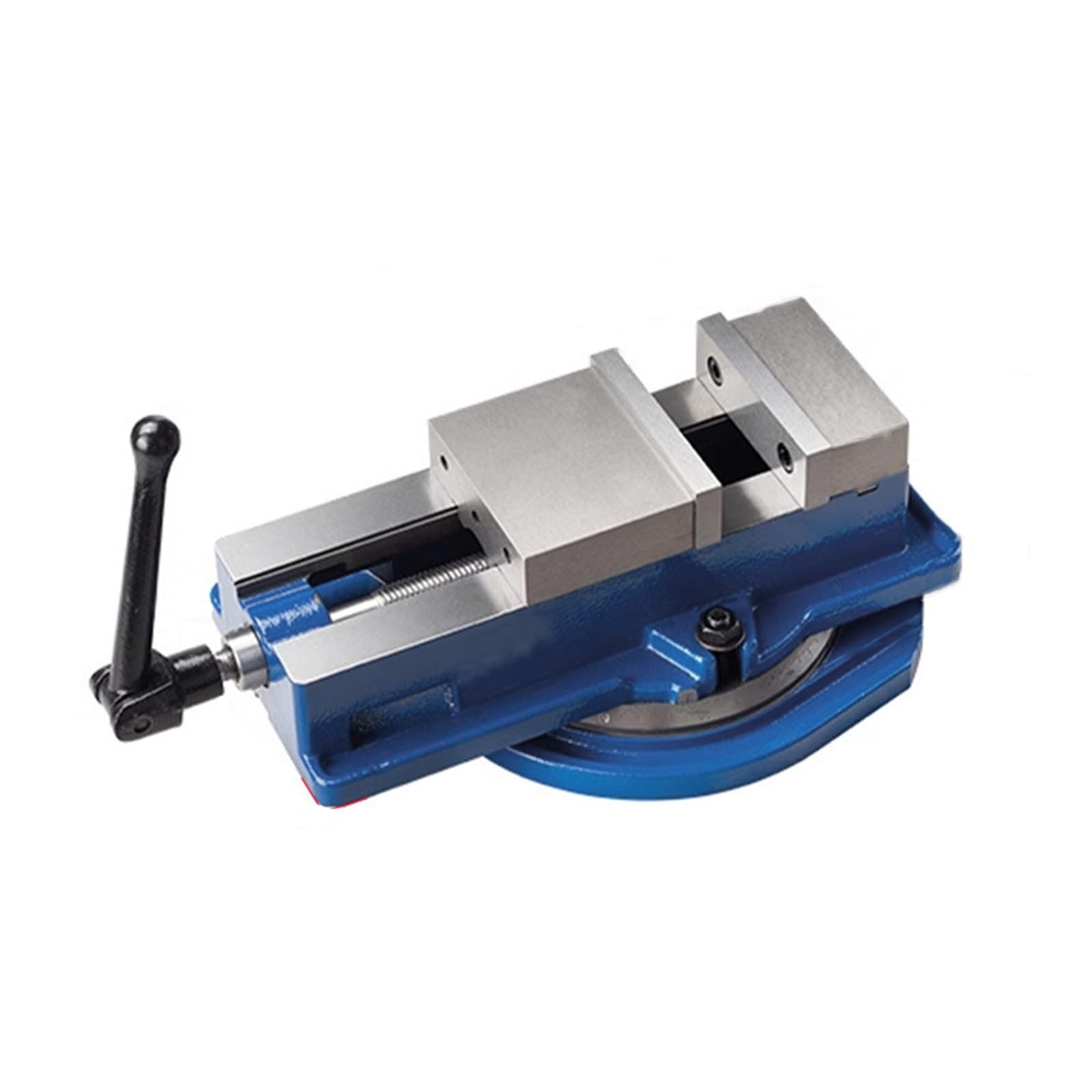 Tornillo de Banco Plano Alta precisión 4 Pulgadas con chasis máquina,mordaza Tornillo Banco Taladro Industrial Alta Resistencia,Tornillo Banco Grado Industrial,carpintería,Corte conductos