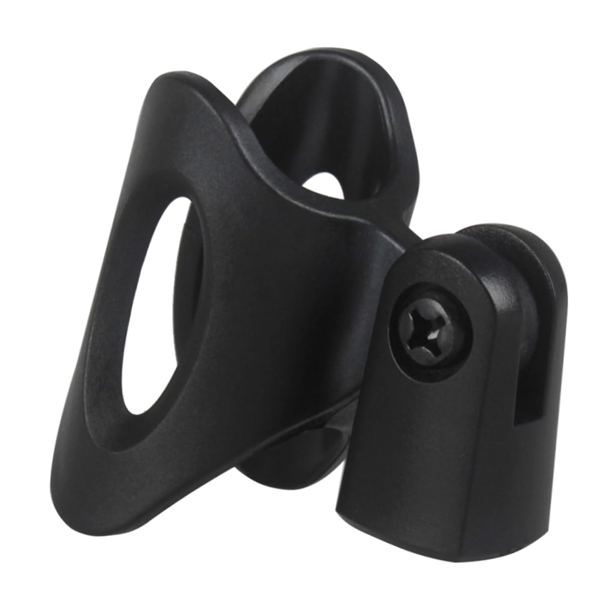 Garneck Secure Grip Mic Holder Clip Universal Elliptical Shape for Handheld Transmitters Dynamic Mics