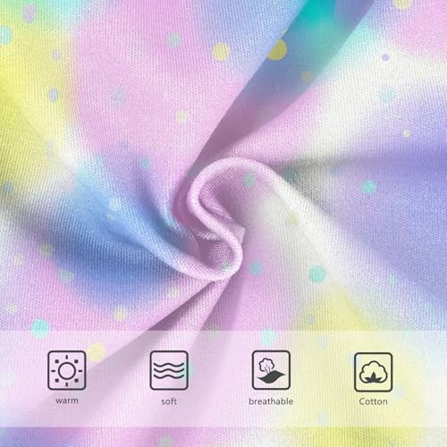 Joisal Toddler Girls Underwear 2t Cotton Panties for Girl Artistic Briefs Kids Undies Pastel Dots Colorful3