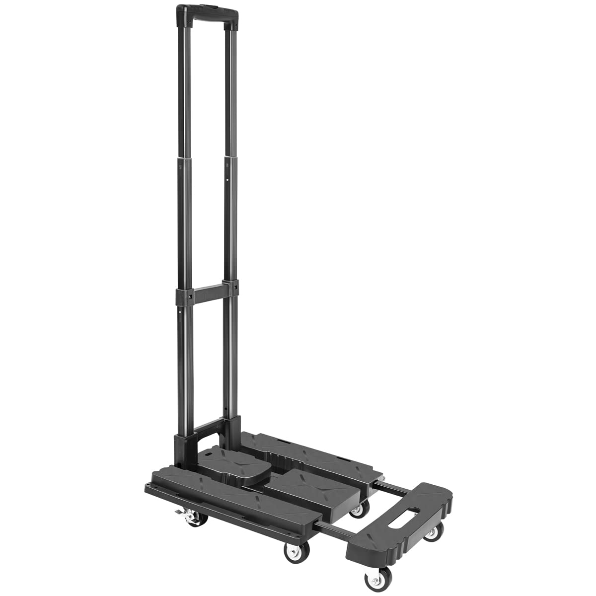 Carretilla de Mano Portátil Plegable Carro Ligero Equipaje Oficina Hogar Compacto hasta 150 kg de Carga
