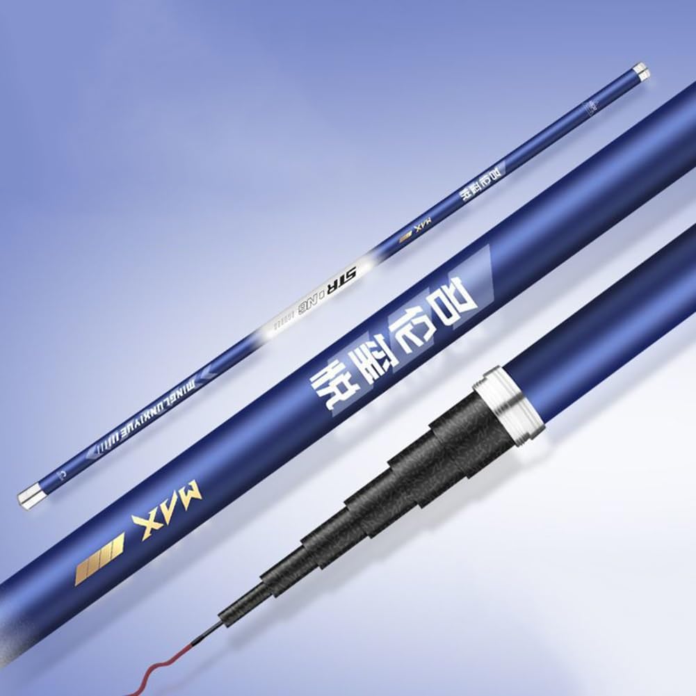 Canna da Pesca telescopica 8M-16M Canna da Pesca Super Rigida da Competizione per Carpe(8m)