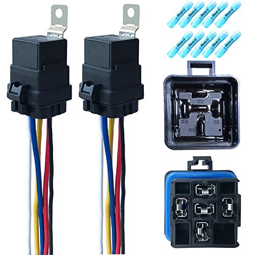 Gebildet 2pcs Universale Relè Impermeabile 12VDC