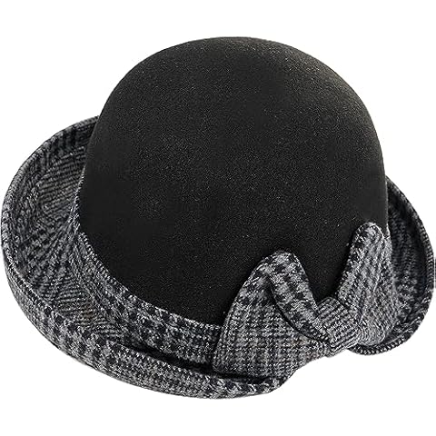 YeeHeen Vintage Fedora Cloche Hat for Women Cover