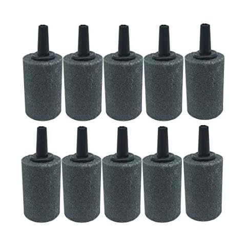 CO RODE Aquarium Aerator Air Stones Fish Tank Bubbler Ceramic Airstones Pack of 10 Cover