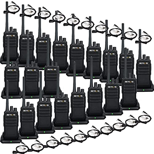 Retevis RT17 Walkie Talkies with Earpiece and Mic,Handheld 2 Way Radio Rechargeable,Portable Two Way Radios Long Range,VOX Handsfree for Adults School Business Construction Warehouse(20 Pack) Retevis RT17 Walkie Talkies with Earpiece and Mic,Handheld 2 Way Radio Rechargeable,Portable Two Way Radios Long Range,VOX Handsfree for Adults School Business Construction Warehouse(20 Pack)