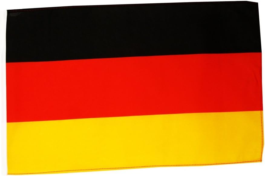 Flaggenfritze Flag with Hemstitch Germany 30 x 45 cm   Flexibly Decorate Supplement and Show Flag