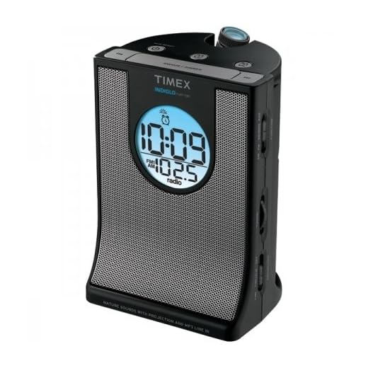Timex T436b Auto Set Alarm Clock Radio With Projection & Nature Sounds (Personal Audio / Clock Radios)