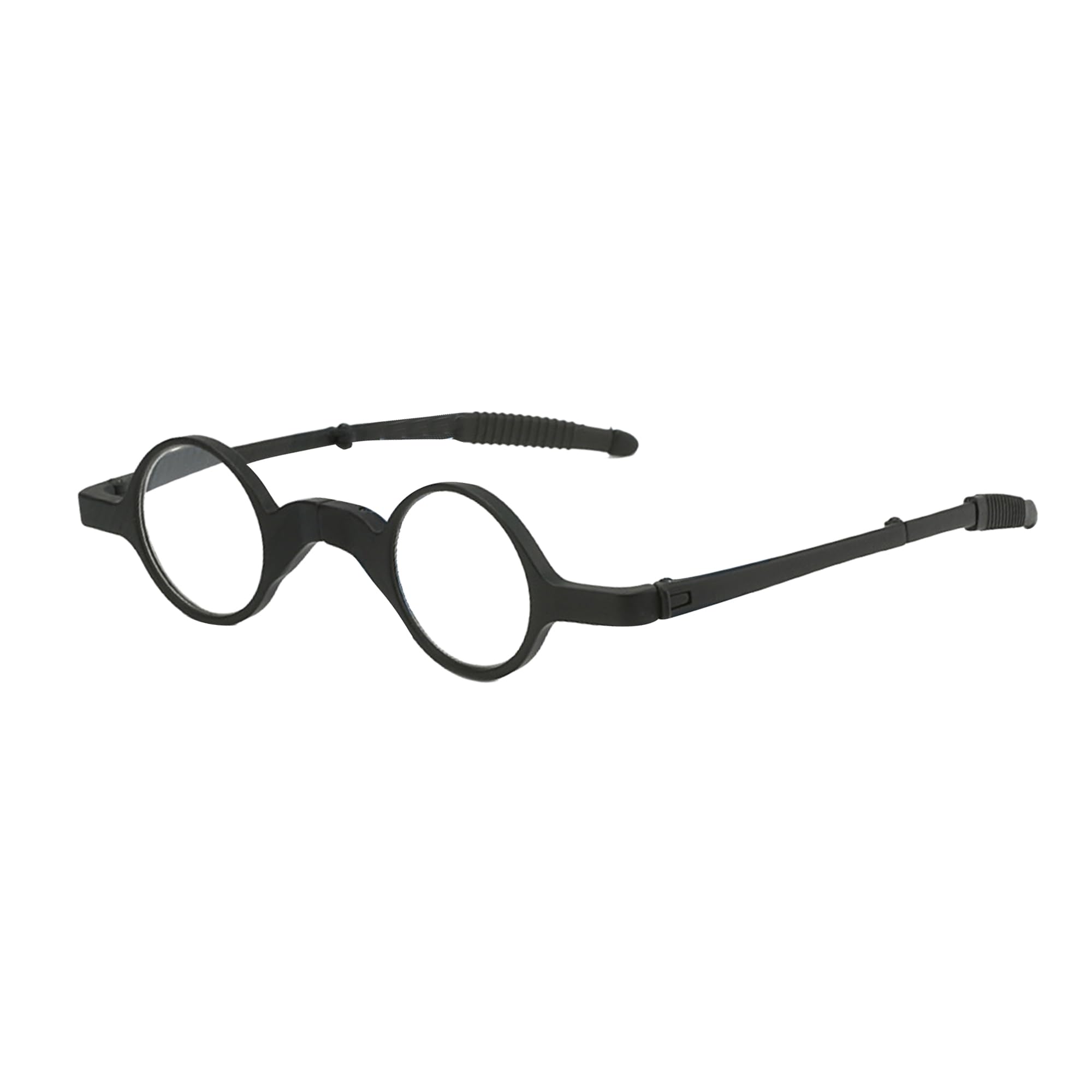 LensKandy Foldable Round Black Full rim Reading glasses for Men & Women | +1.50 | FRG21 (B0D1P88VCB) Amazon Price History, Amazon Price Tracker
