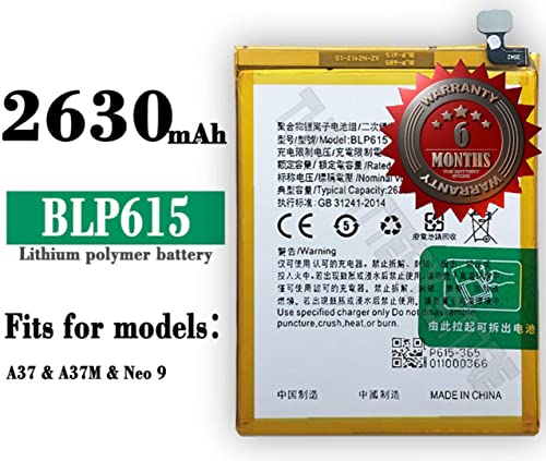 Image of Original BLP615 Battery for Oppo A37 Neo 9 Neo 7 / A37T / A37M / A37f / A37fw / A37m / A33f / A33w / A33fw / Battery with 6 Month Warranty *** (P235)