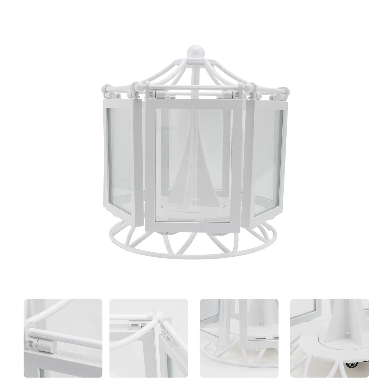 Bilderrahmen Musik Kreativer Weißer Multifunktionaler aus Glas Abs und Holz als Wand und Tischdeko für Wohnzimmer und Hochzeit