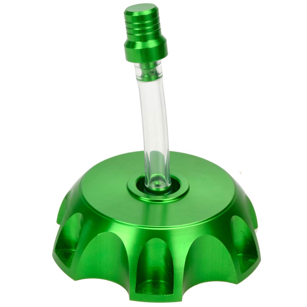 HIAORS CNC aluminiowa pokrywa zbiornika paliwa gazowego z zaworem odpowietrzającym do 50cc 70cc 90cc 110cc 125cc 140cc 150cc 160cc Coolster SSR Pit Dirt Motor Bike Green