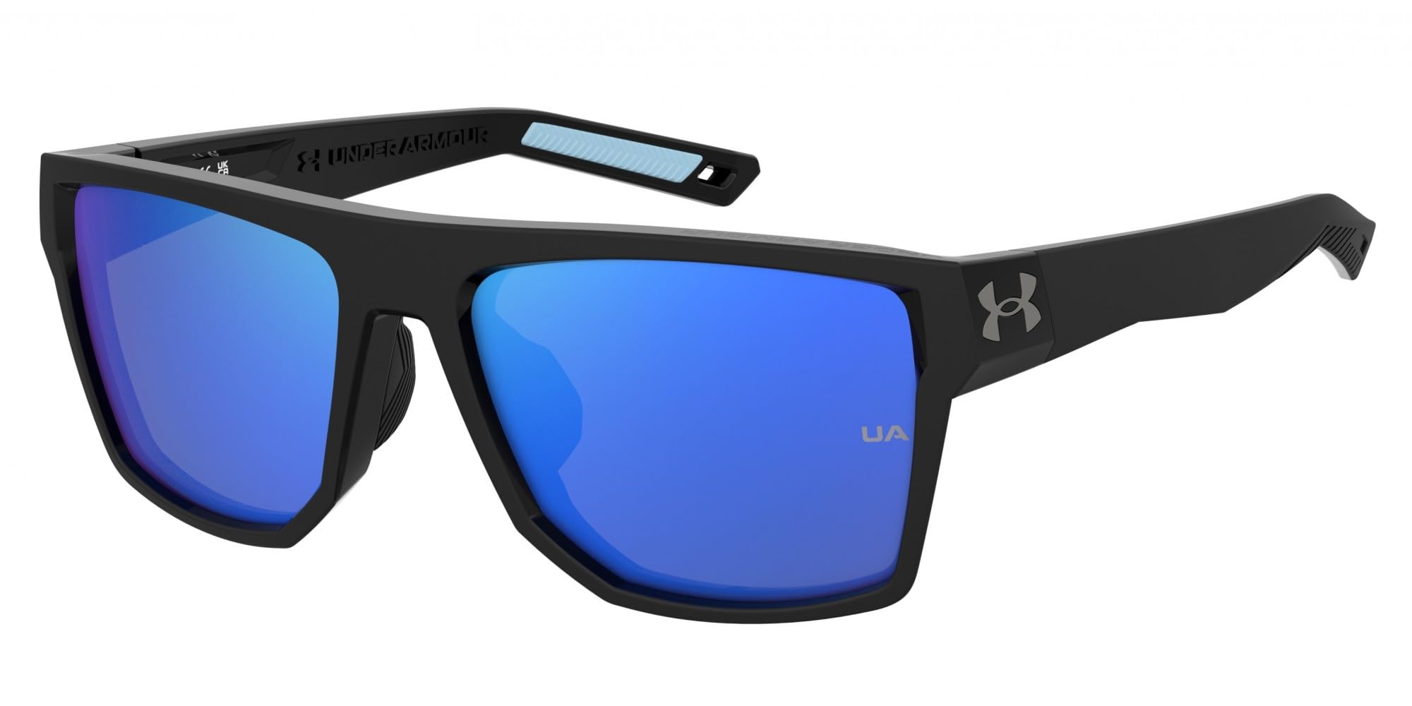 Under Armour Black Sunglasses, Male, 57 Mm, Launch 2/G