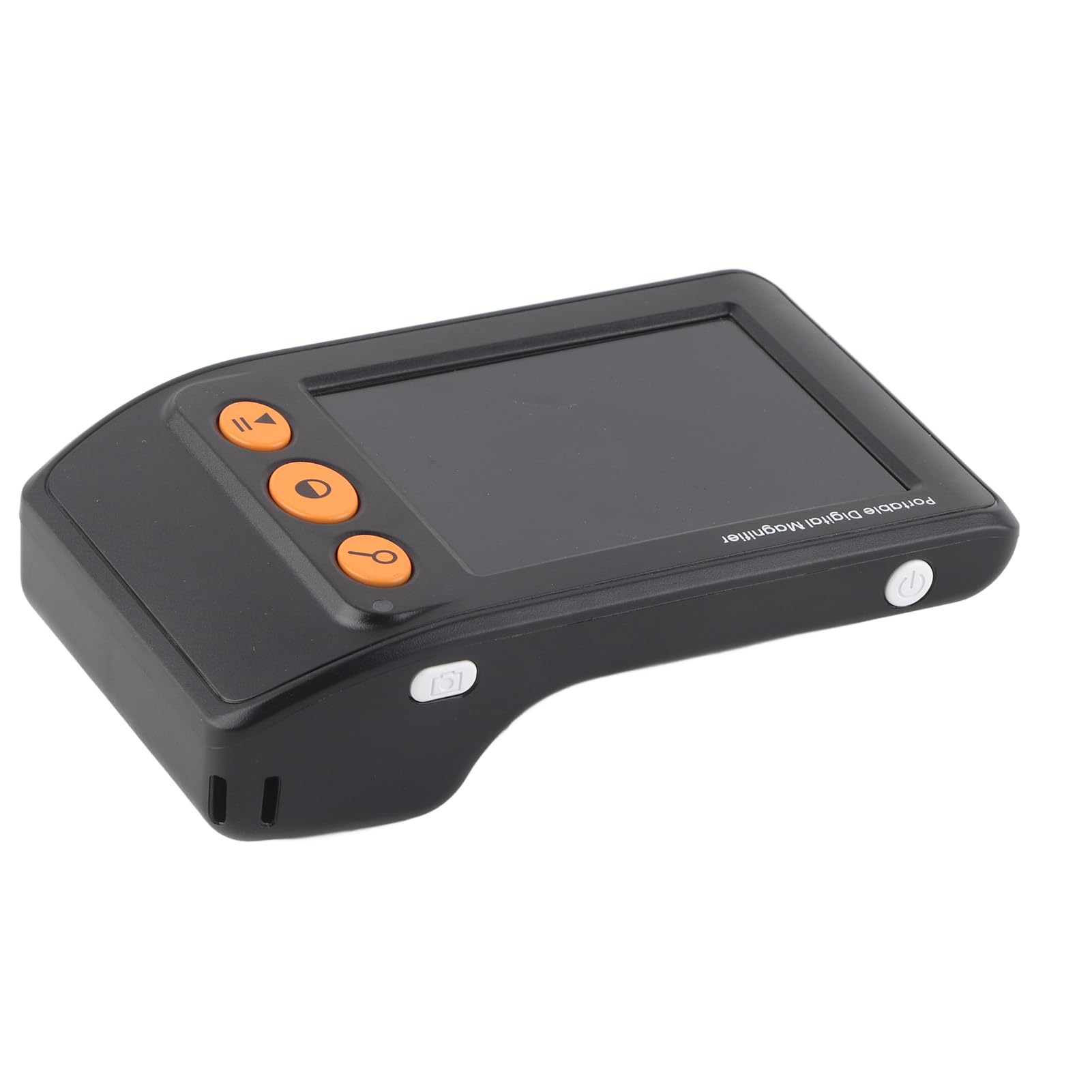 Lupa digital portátil, ayuda de lectura electrónica, imagen de alta definición, 8 modos de color con mango plegable para baja visión (BLACK)