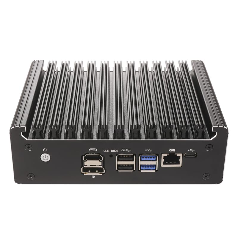 Firewall Hardware Appliance Pentium Gold Processor 8505 Mini PC, 6 x i226V 2.5GbE LAN, AES-NI, OPNsense Micro Router Appliance, M.2 WiFi Slot, M.2 Nvme PCIE 4.0 DDR5 32GB * 2 MINI PC (sin RAM ni SSD)